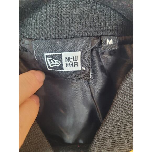 New Era Men's Multi Basketball Teams Bomber Blousen Jacket Coat Medium - Picture 4 of 10